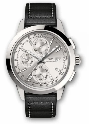 IWC Ingenieur Chronograph Custom Stainless Steel / Silver-Rhodium / Calf IW3808-AA (IW3808AA)